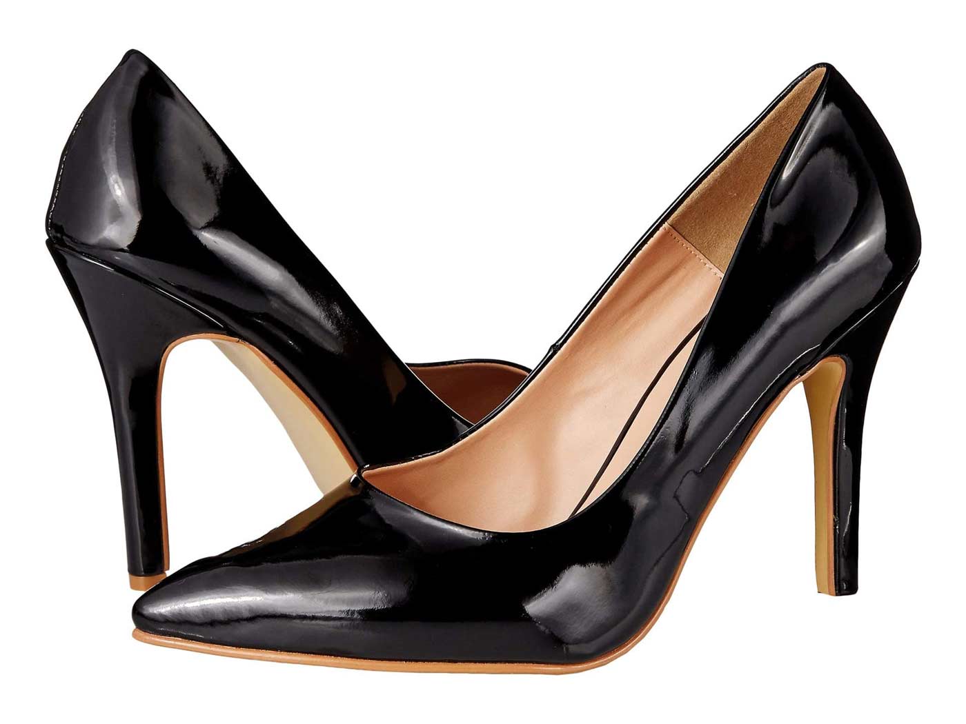 ViceVersa Scarlett - Black Patent in Sexy Heels & Platforms - $69.99
