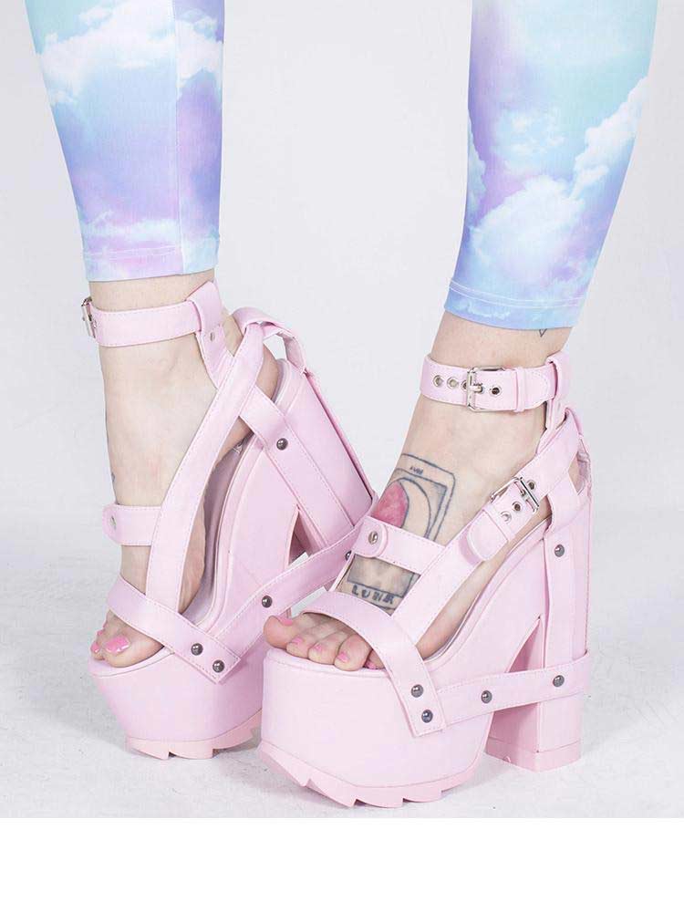 Pastel nightcall platform on sale heels